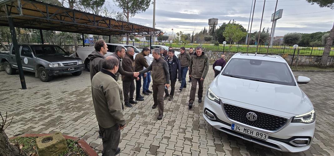 Milli Parklar Daire Başkanı Şahin Çılgın, Gelişme Planlama Şube Müdürü Erol Kuru, İşletmeler Şube Müdürü Mustafa yılmaz kazdağı milli parkımızı ziyaret etti. 